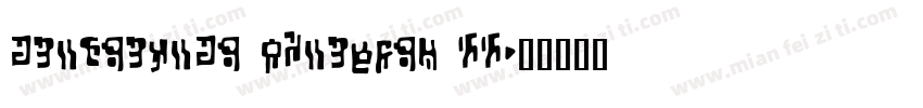 CRATERFACE SHARPNEL BB字体转换